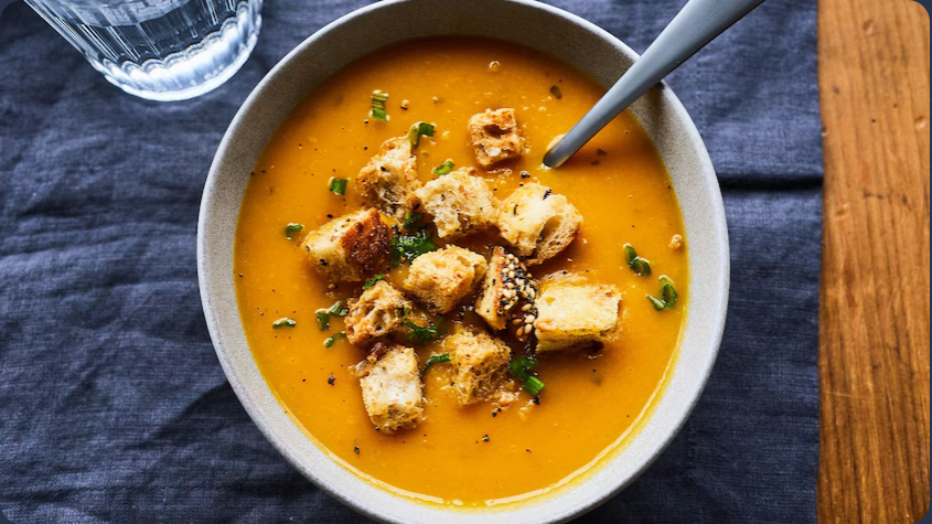 Potage à la courge musquée