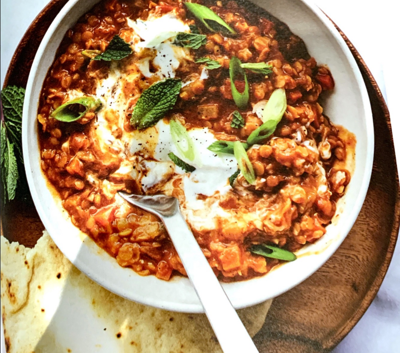 Dhal de lentilles au lait de coco
