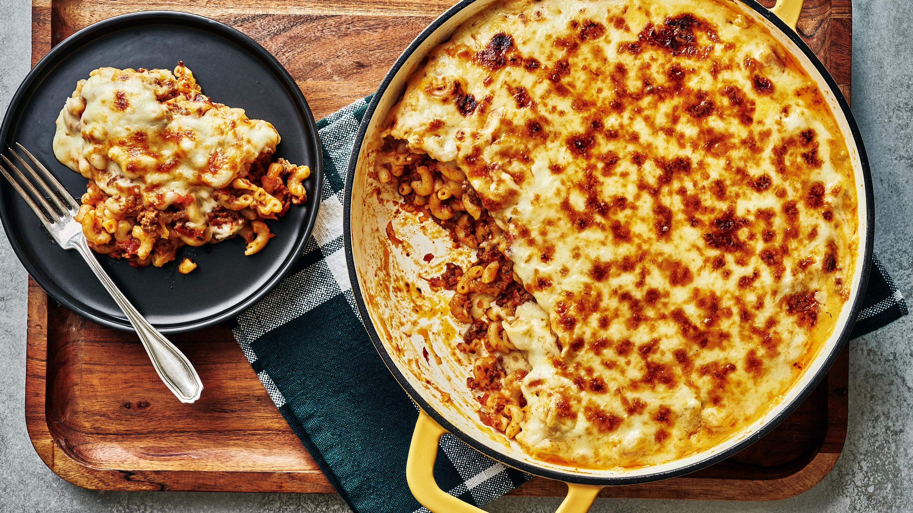 Macaroni à la viande gratiné (Recette de Maman)