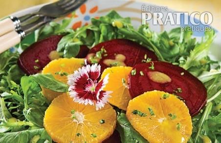Salade rafraîchissante de betteraves et d'oranges
