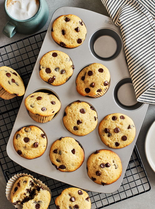 Muffins aux pépites de chocolat