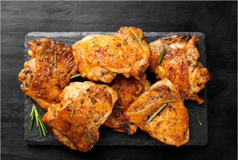 Poulet à la moutarde à l'ancienne et à l'érable